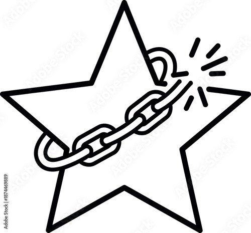 National freedom day symbol