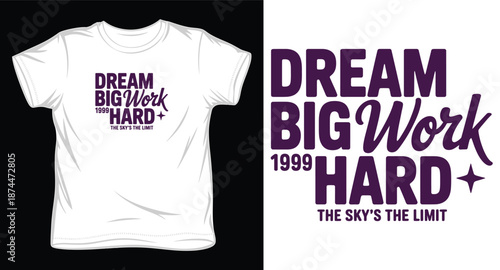 Wild and free bear silhouette with forest landscape and birds on white t-shirt