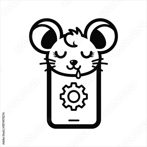 Minimalist flat arrow direction icon with opposing diagonal arrows inside rounded square frame in bold monochrome vector style