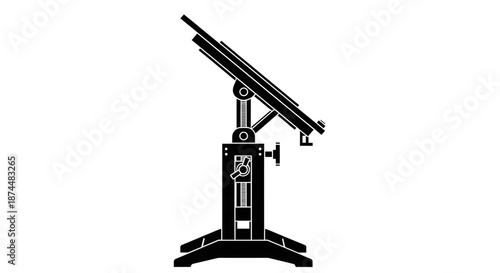 Silhouette of Thinking Man Sitting on Chair with Lightbulb Idea Concept Icon