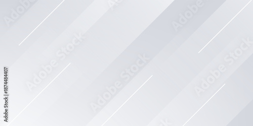Diagonal grey gradient lines background. Abstract silver stripes wallpaper. Abstract gray tech backdrop. Oblique gris texture for graphic design, poster, banner, flyer, brochure, presentation. 