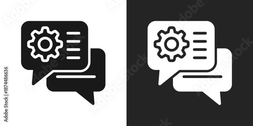 Help Icon In Black And White Glyph Style