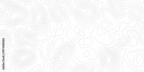 Minimal Lines Topographic contour lines grid map seamless pattern. Minimal Lines Topographic contour lines grid map seamless pattern. Background of the topography map with lines.