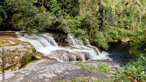 View of the Paraty waterfalls, Rio de Janeiro, Brazil