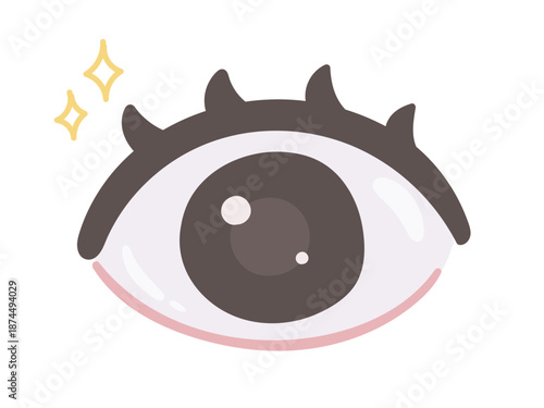 Bright and Healthy Eye Illustration for Eye Care Content
