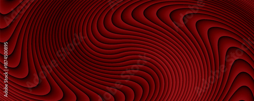 Modern graphic design showing layered arcs transitioning smoothly from vivid orange to shadow, suggesting a warm, cyclical, and dynamic flow.