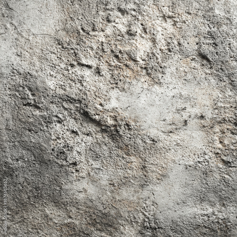 Fototapeta premium Close-up view of textured gray surface with rough details showing various patterns and shades of color
