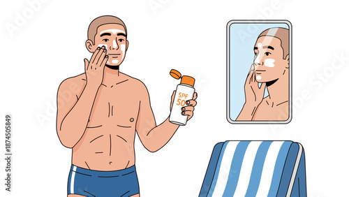 This minimalist illustration presents a collection of key elements in advanced computing and artificial intelligence, showcasing hardware, connectivity, and cloud technologies.