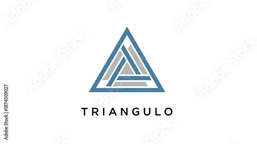 Triangulo Logo Design with Multiple Triangles.