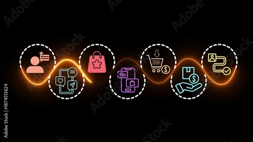 Customer experience concept on the transparent background. Providing personalized support throughout the customer journey from product discovery to purchase and engagement. Customer satisfaction idea.