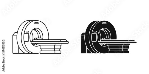 Medical Imaging Equipment Vector Illustration