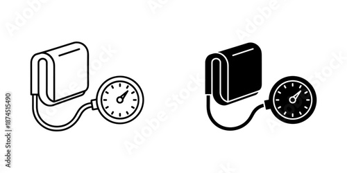 Classic Alarm Clock and Timer Vector Illustration