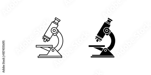 Microscope Vector Illustration