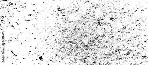 A fine black and white grunge texture showcasing small, evenly distributed particles for overlays. vector