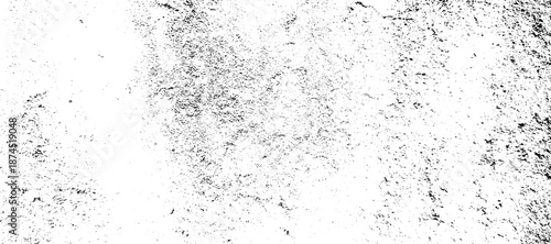 A high-contrast monochrome overlay features a subtle yet effective grunge texture with tiny specks and dust. vector