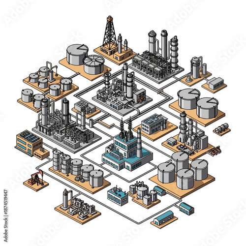 Warehouse logistics and packaging process with conveyor belts and cardboard boxes.