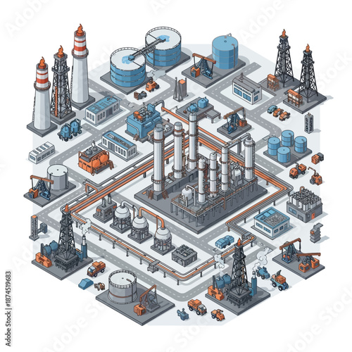 Warehouse logistics and packaging process with conveyor belts and cardboard boxes.