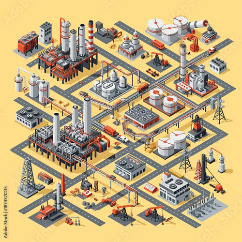 Warehouse logistics and packaging process with conveyor belts and cardboard boxes.
