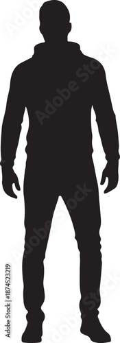  Jack stands icon in silhouette white background.