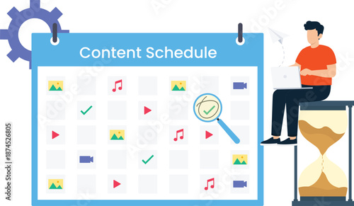 content schedule, marketing planning, digital strategy, time management, project timeline, business organization, social media, deadline planning, media calendar, task checklist, content creation