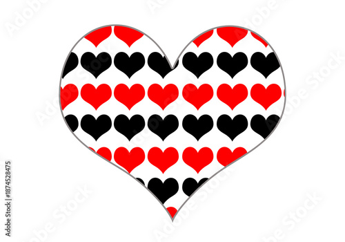 Love  and Heart  Icon Symbol isolated white background. love shape on white background.Love heart symbol  special for valentine's day.