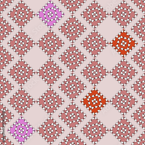 seamless pattern with hearts