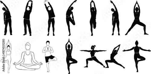 Yoga poses for flexibility and balance