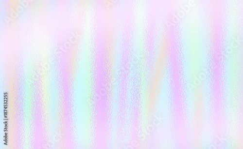 Vector pastel rainbow foil texture background. Abstract gradient bright and shiny light reflection rough texture surface. Vector for background, backdrop, web, wallpaper, print and design artwork.