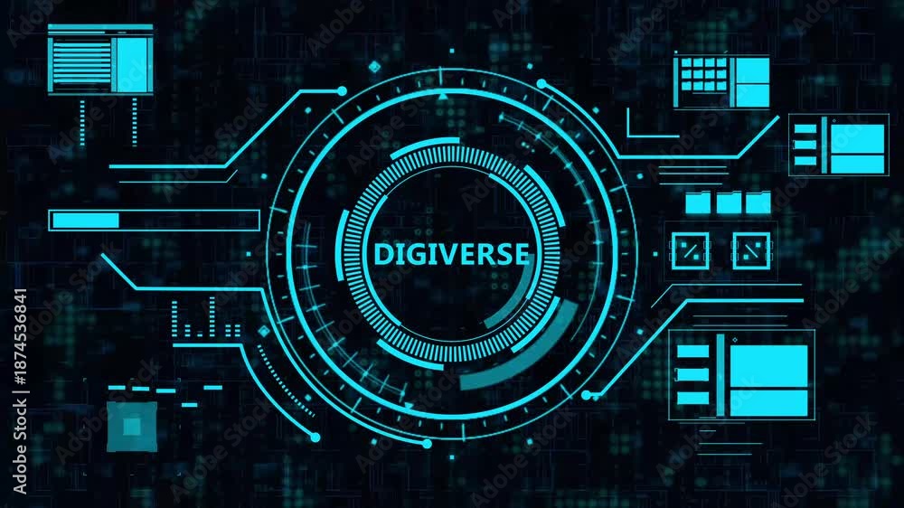digiverse digital data visualization dashboard for sci-fi video ...
