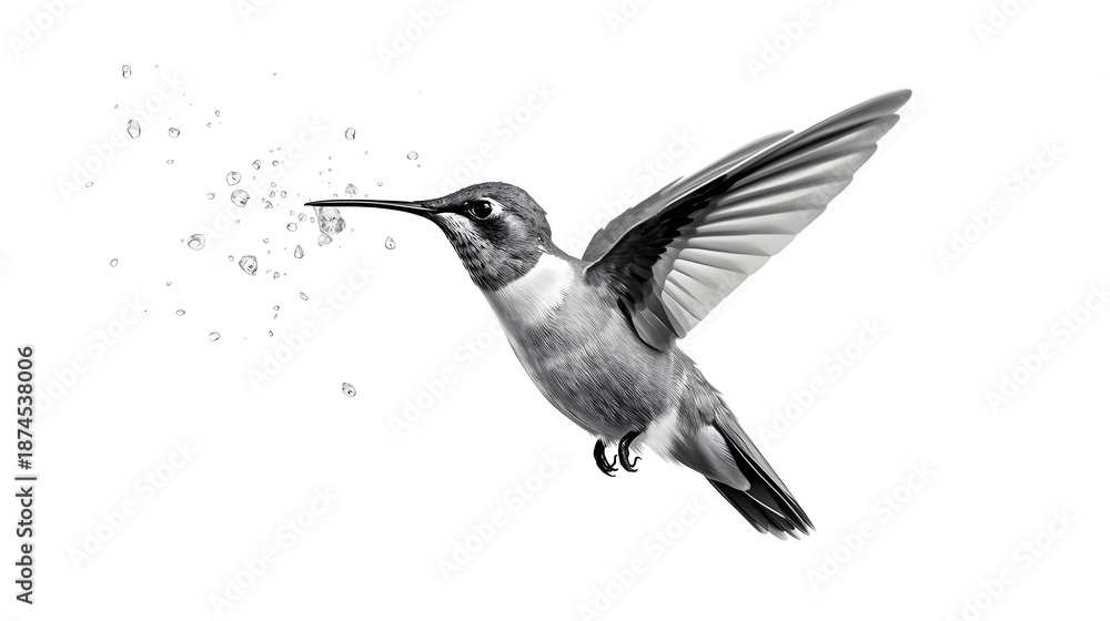 Obraz premium hummingbird in flight