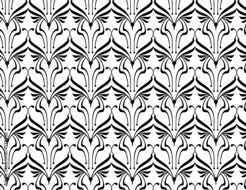 seamless pattern with leaves
