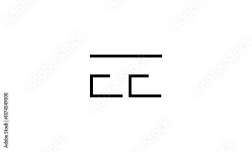 EE initial letter logo or EE monogram logo	
