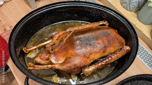 Gans  Braten Weihnachten