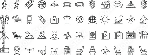 vector set of gardening tools