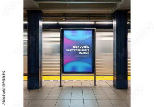 Subway Billboard Mockup 211
