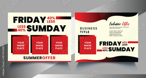 exclusive Banner design template