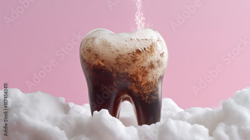 Cola is high in sugar and can cause tooth decay.