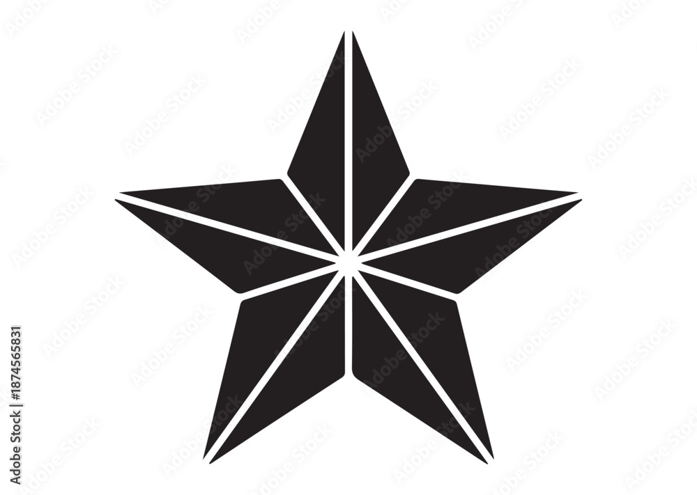 Obraz premium Star achievement icon, Star achievement solid Vector