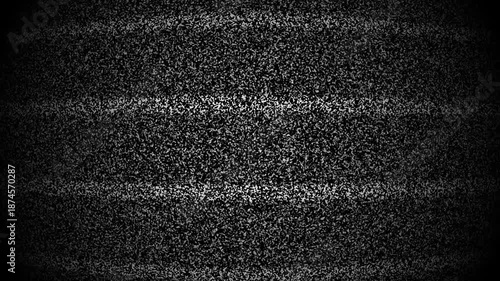 Television static screen showing noise and no signal. Suitable for media projects, website backgrounds, and video editing visuals