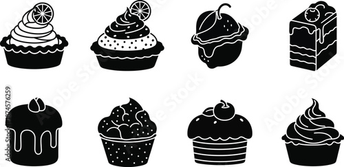 Four orange and white striped traffic cones arranged in a linear pattern