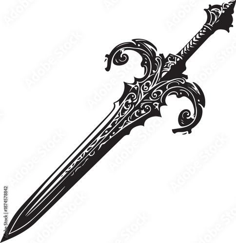 sword vector illustration