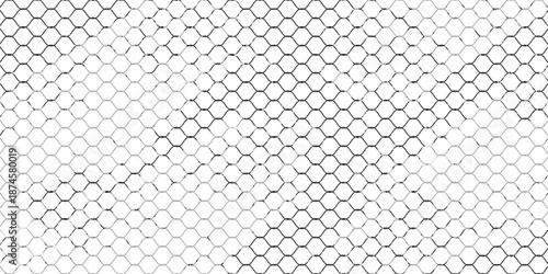 Rabitz texture, Chain-link mesh fence, schematic illustration