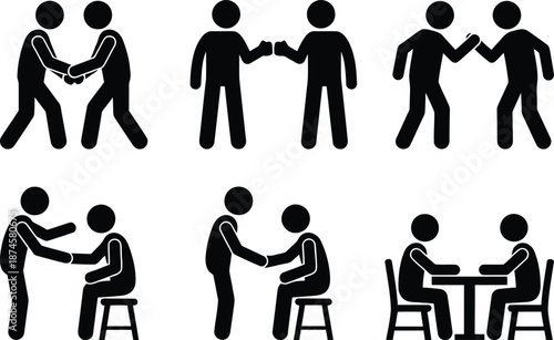 Different ways people interact with each other