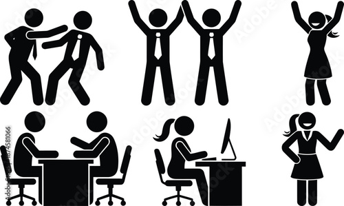 People working together and celebrating success