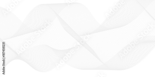 Dynamic minimal smoke sound line. Energy abstract smooth colorful gradient frequency isolated element creative blend. Science tech swirls with thin twisted connected vibration simple grid.