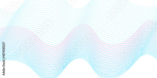 Dynamic minimal smoke sound line. Energy abstract smooth colorful gradient frequency isolated element creative blend. Science tech swirls with thin twisted connected vibration simple grid.