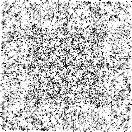 Black and White abstract background with radial gradient effect. An abstract Black and White background.