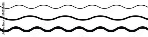 Abstract style zigzag lines. zigzag line pattern on black. Wave line ,wavy pattern and squiggly horizontal curvy lines. Vector eps 10