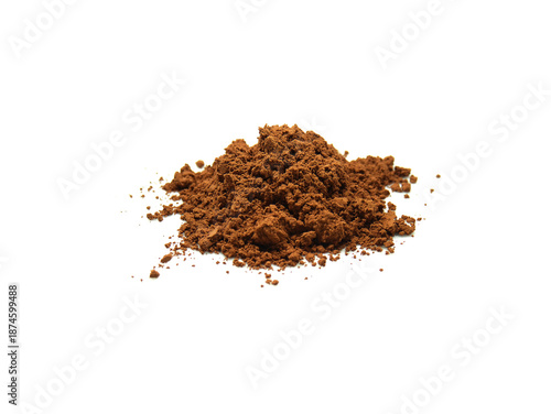 Spreading cocoa powder