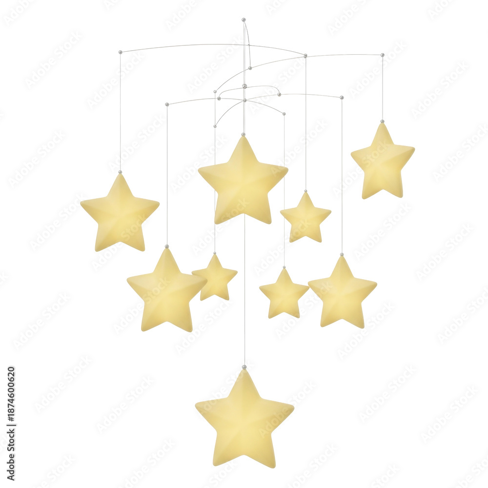 Obraz premium Star mobile hanging decoration